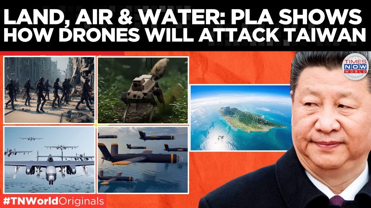 AI PSYCHO WAR: PLA Video Shows How Taiwan Would Be Overwhelmed
