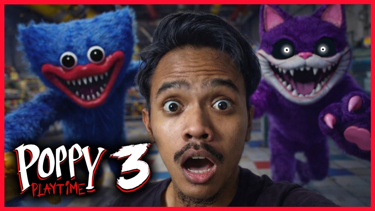 🔴  Aku dikejar raksasa dalam kilang mainan - Poppy Playtime Chapter 3