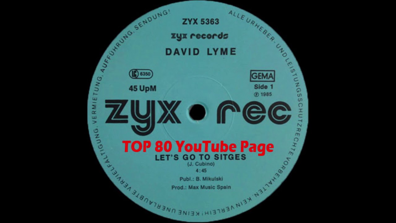 David Lyme - Let's Go To Sitges (Extended Version)