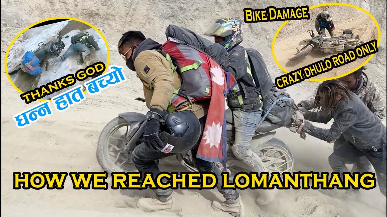 Upper mustang ride || Tukuche to Lomangthang || Deadly off-Road || Crashed || Madhur Vlog