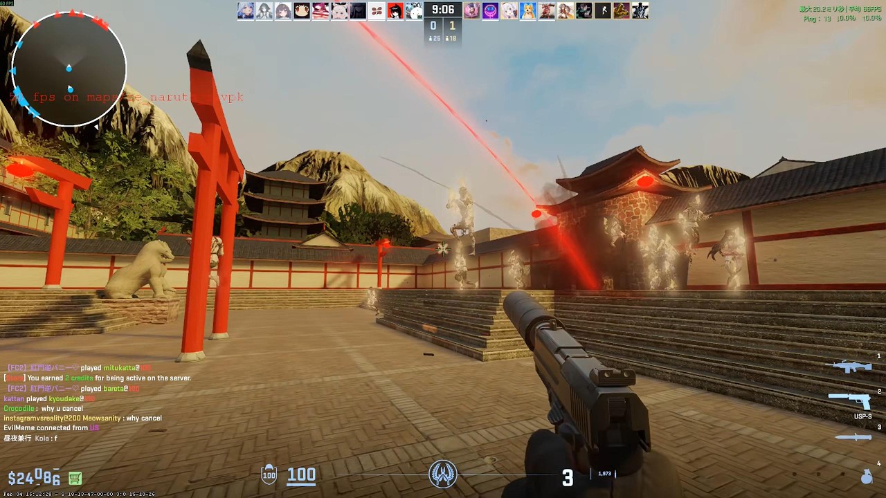 CS2 Zombie Escape ze_naruto_z 2nd POSSESSION Server