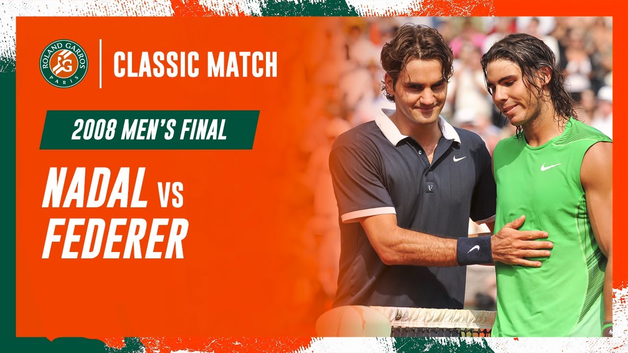 Nadal vs Federer 2008 Men's final | Roland-Garros Classic Match