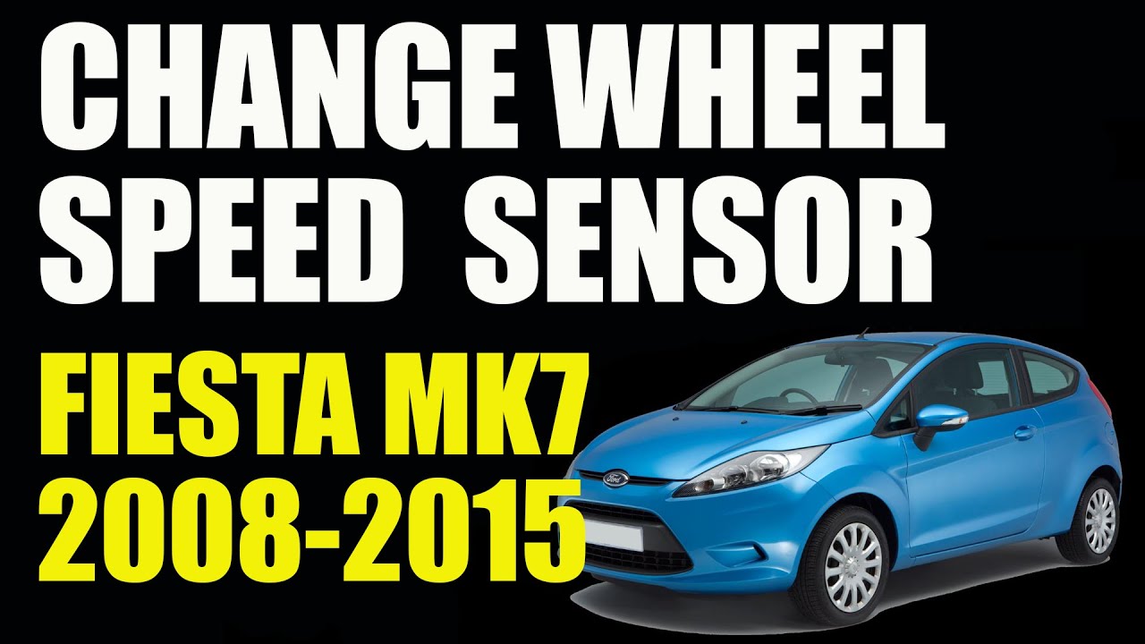 Ford Fiesta Mk7 - Changing an ABS Sensor - replacing a wheel speed sensor