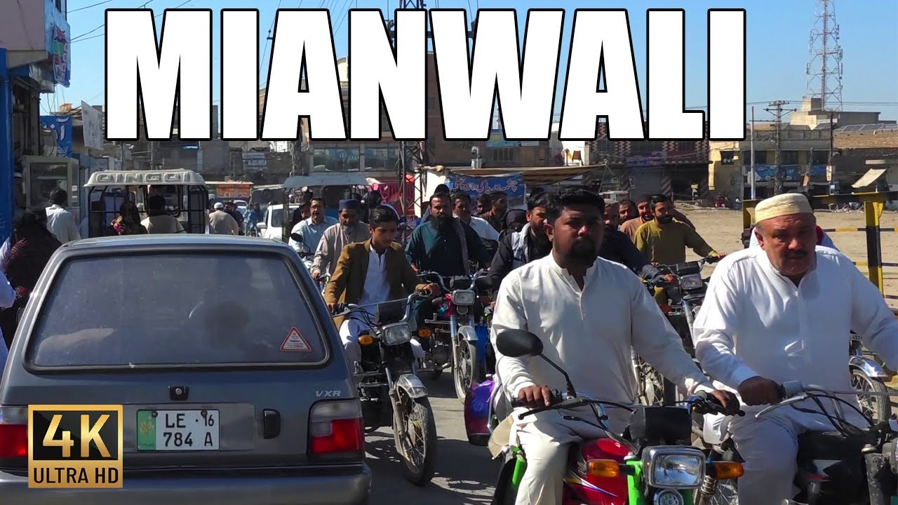 🇵🇰 Mianwali - Scenic Driving Tour in 4K