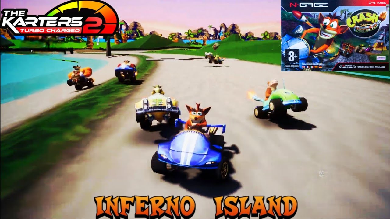 The Karters 2: Turbo Charged: Crash Nitro Kart: Inferno Island N-Gage Mod