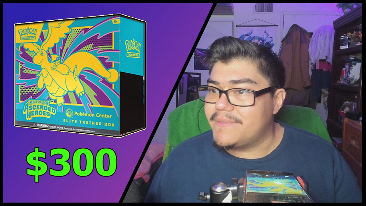 Is It Worth $300 | Pokemon Box | Pokemon Box Ascended Heroes Pokemon Center ETB Opening