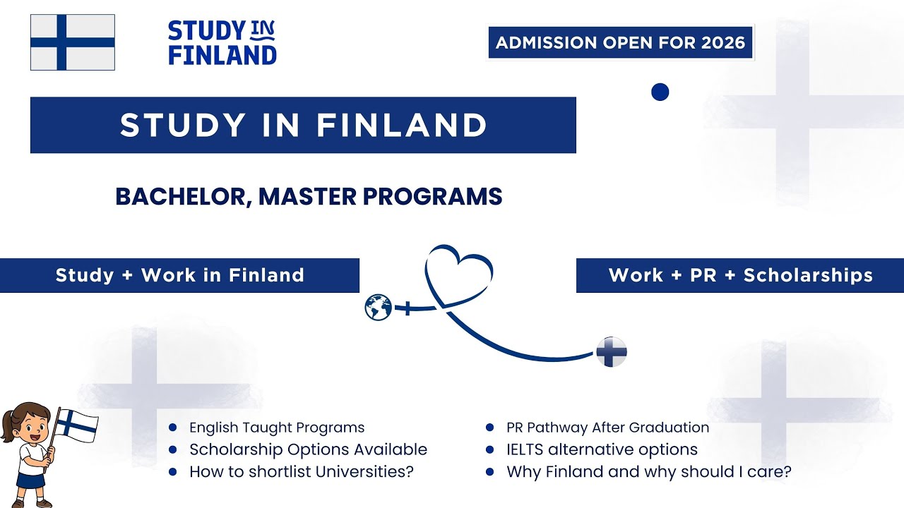 How to Apply to Finnish Universities 2026 | Bachelor & Master Degree | Scholarship Options Available