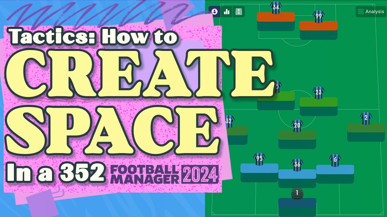 How to Create Space in a 352 Formation (FM24 Tactics)