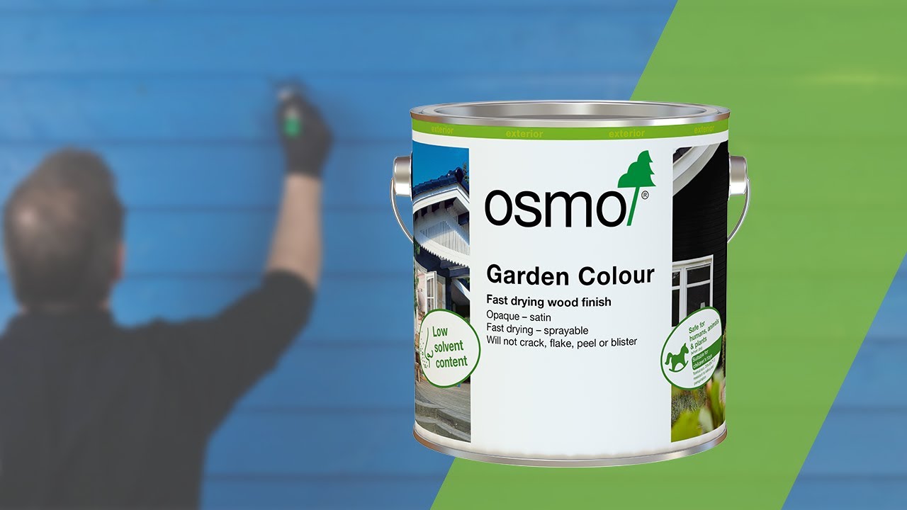 Garden Colour - Coat wood quickly and easily in wide choice of colours!