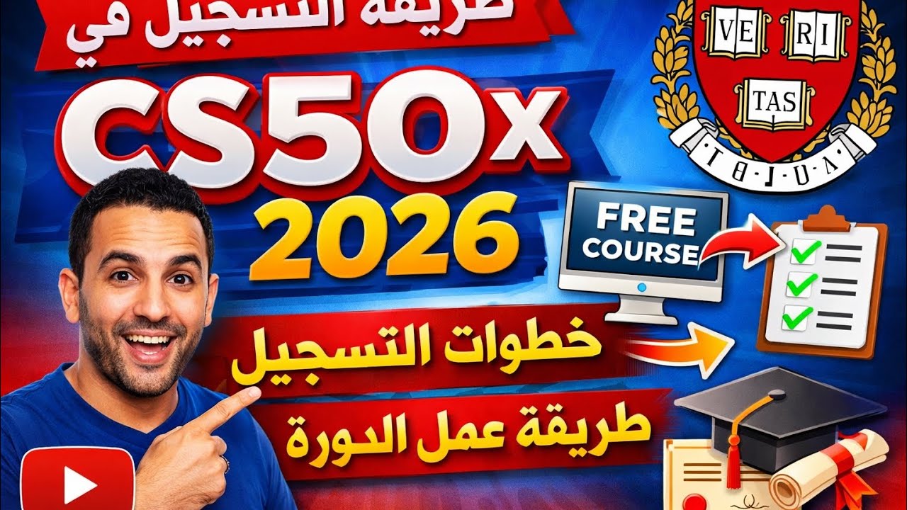 CS50: مقدمة في علوم الحاسوب | كيفية التسجيل والبدء