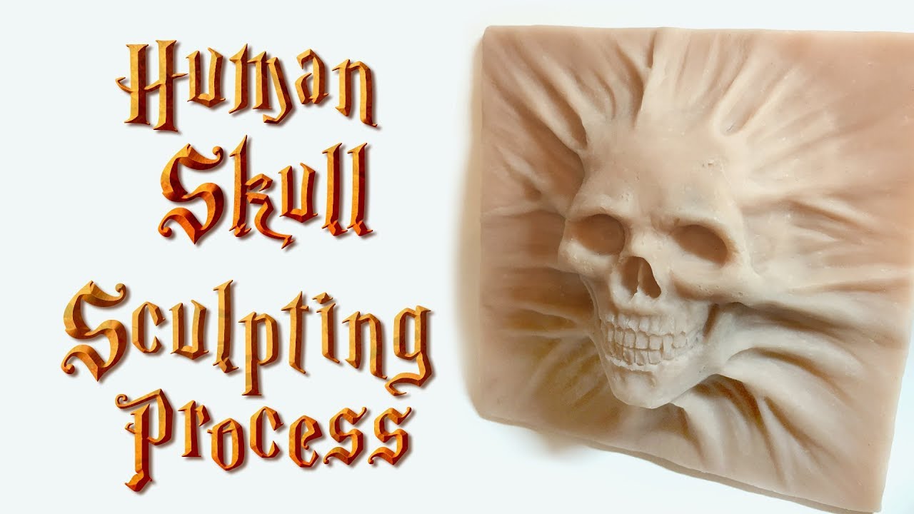Sculpting Human Skull