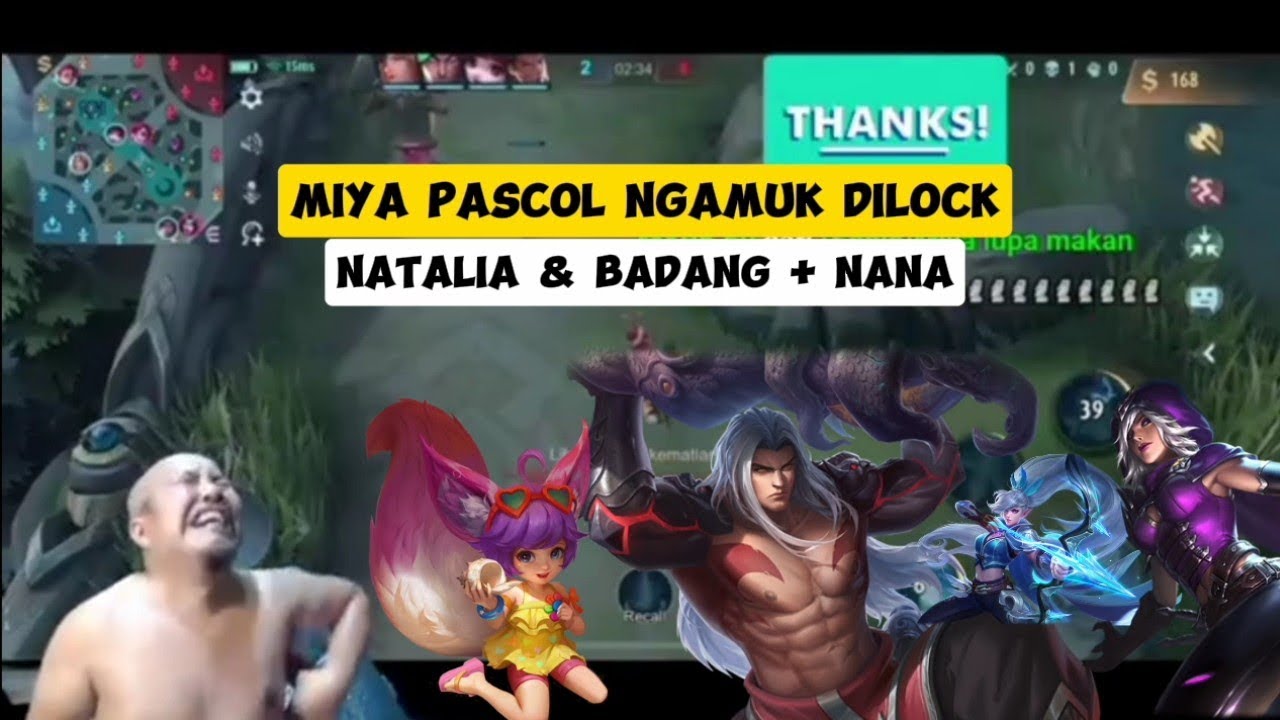 PASCOL VS NATALIA & BADANG+NANA‼️PASCOL DILOCK AUTO NGAMUK ‼️