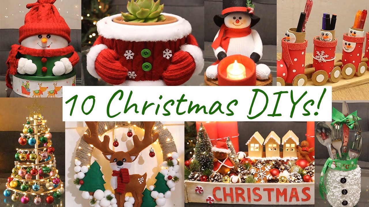 10 Christmas DIYs! - 10 Creative DIY Christmas Crafts You’ll Love