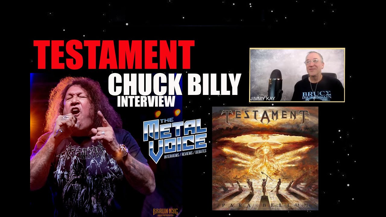 TESTAMENT Интервью с Чаком Билли: беседы о новом альбоме PARA BELLUM, написании песен и участии С...