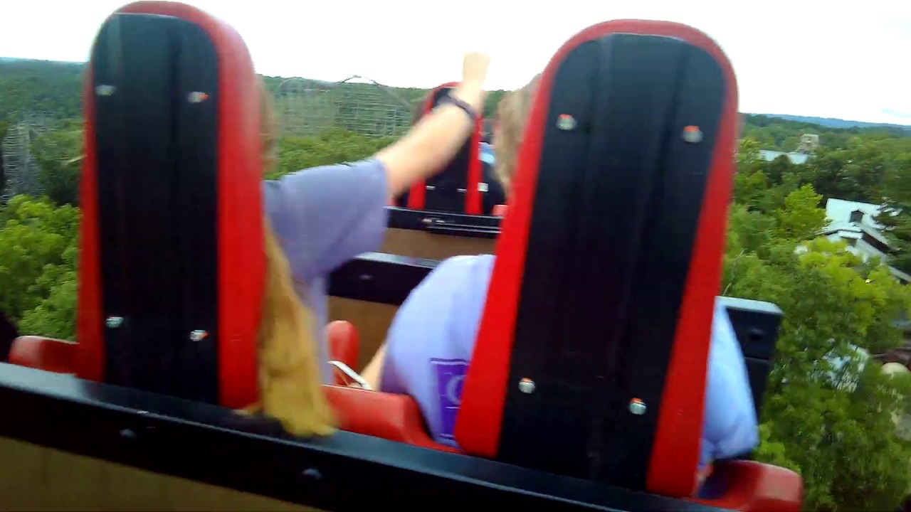 Powder Keg at Silver Dollar City Back Row POV