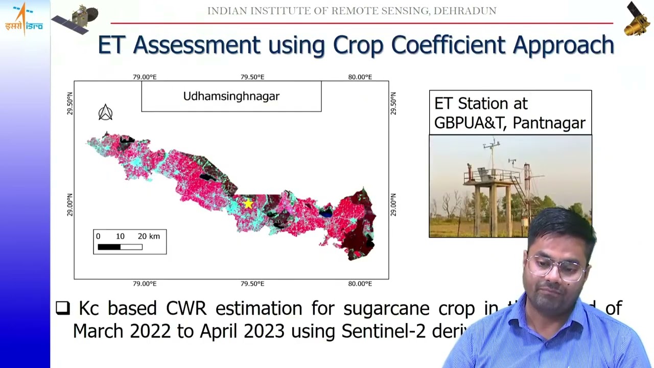 Crop Water Use, Water Stress & Irrigation Water Requirement Studies using Earth Observations and GT