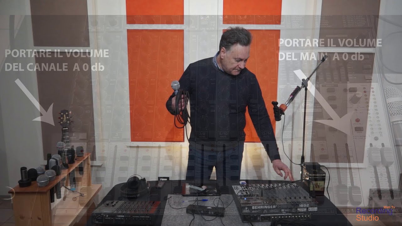 I Microfoni, come si tara il pre del MIX  2° puntata