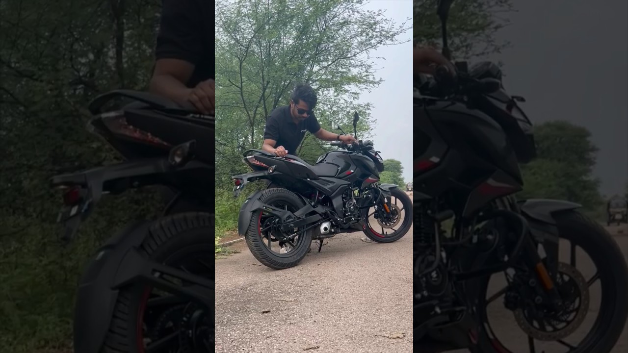 2023 Pulsar N150 Exhaust Sound Black #bajaj #pulsar #trending