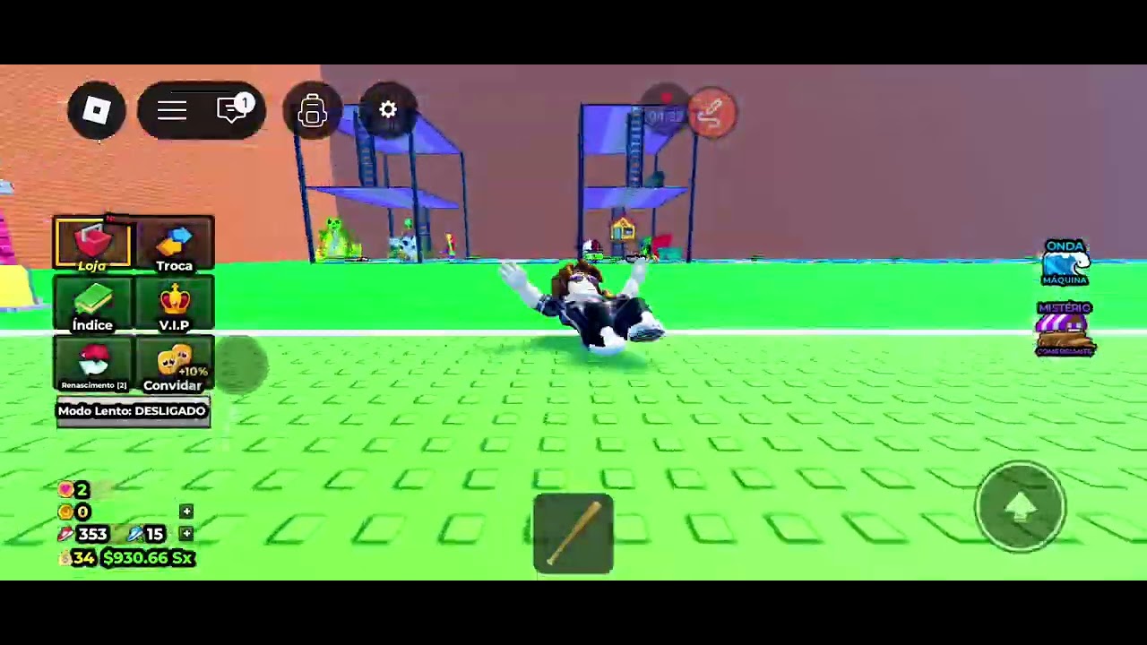 Jogando fuja do tsunami para brainrots