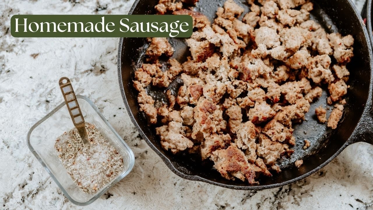 How to Make Breakfast Sausage Seasoning & Sausage from Scratch