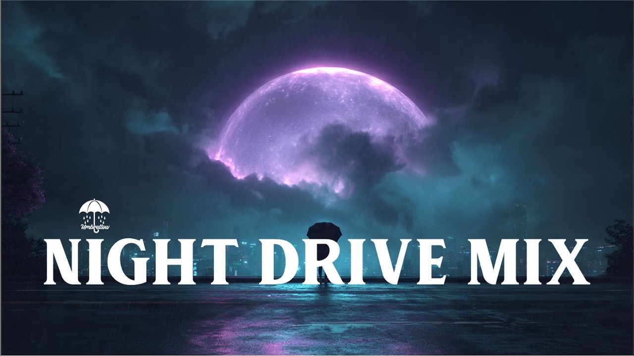 Midnight Rain Drive Through Neon City | Melodic Techno Mix | Tale Of Us, Adriatique, Colyn, Anyma
