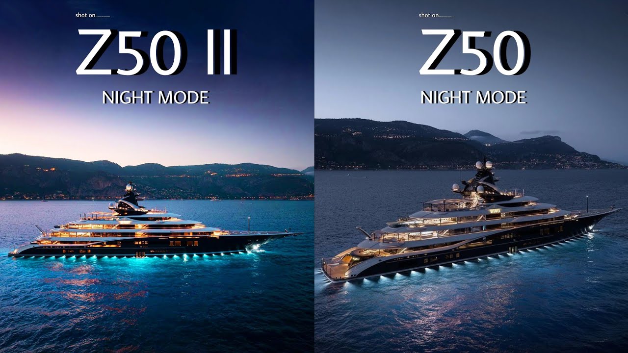 The New NIKON Z50 MARK II VS NIKON Z50 | NIGHT MODE | Camera Test