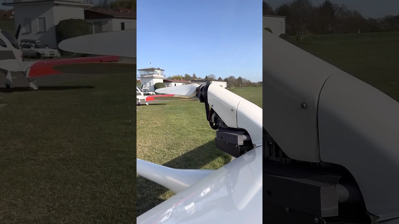 How to start the Piccolo Motorglider Solo Engine #aviation #airplane #glider #soaring
