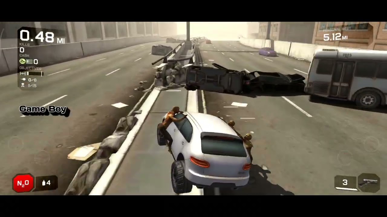 I Turned My Car Into a Zombie Weapon 😈Zombie Highway 2 #zombie #monster #cat #guns #survival 