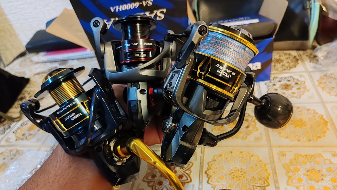 UNBOXING  CARRETES OKUMA!!! salina y ceymar.