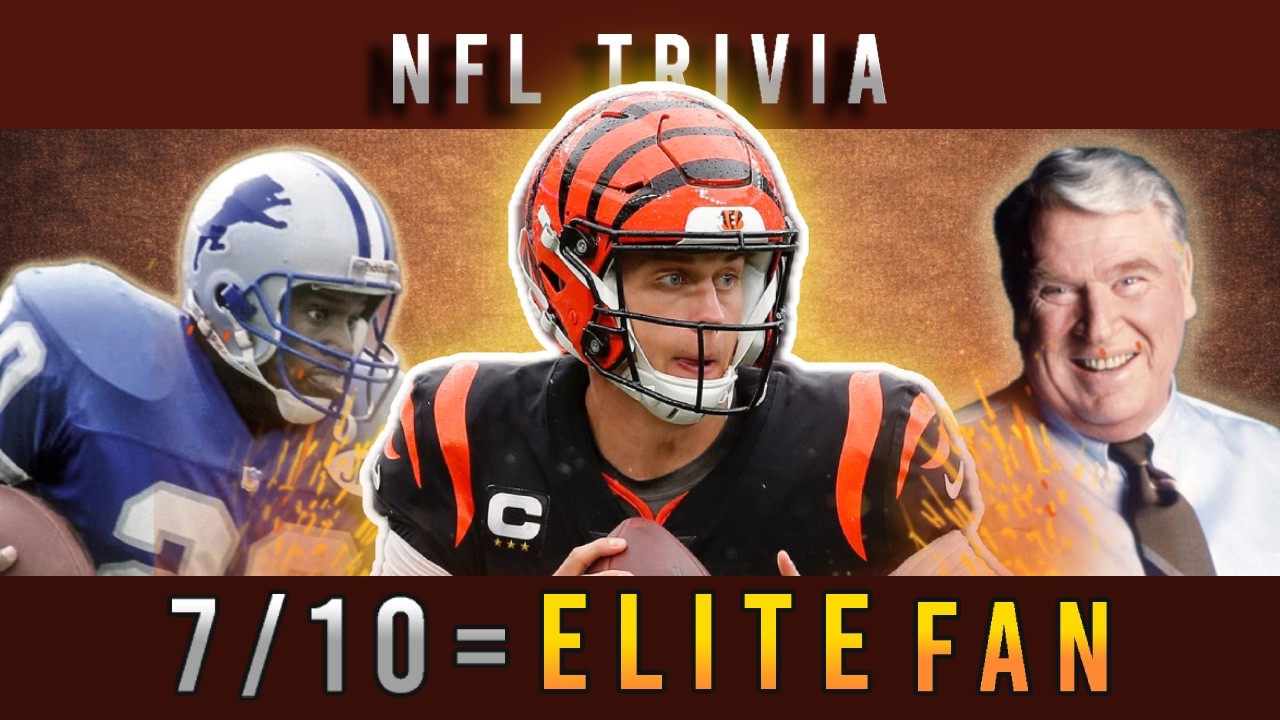 NFL Trivia Challenge | Can You Answer These 10 Football Questions?