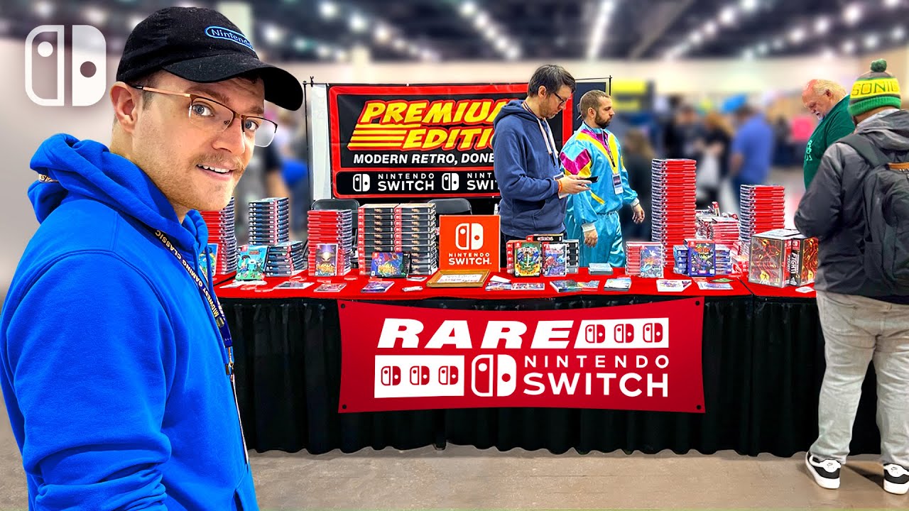 This Booth was PACKED with RARE Switch Games