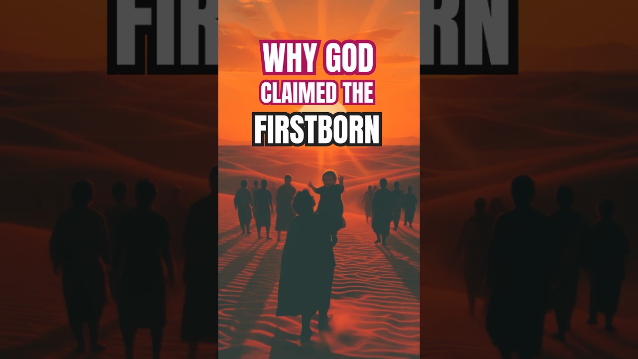 Why God Claimed the Firstborn (Exodus 13:2 &middot; Colossians 1:15) #Firstborn #JesusChrist #Sacrifice