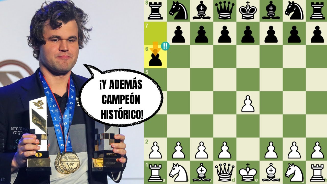 ¡¡¡Magnus Carlsen juega LA DEFENSA TSSCHESSUMARE ante Hikaru Nakamura!!! 💥