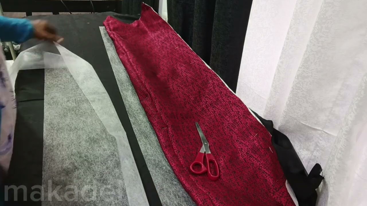 How to LAMINATE Lining to FABRIC (simple and easy)