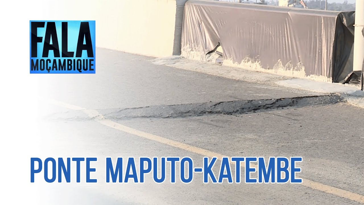 Rampa de saída da ponte Maputo - Katembe com deficiências, 6 anos após inauguração @PortalFM24