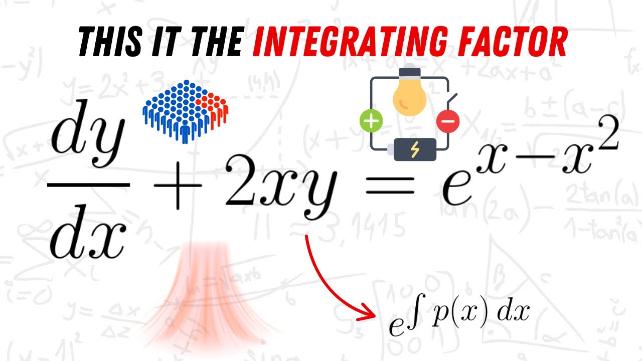 Solving a First Order Linear Differential Equation 