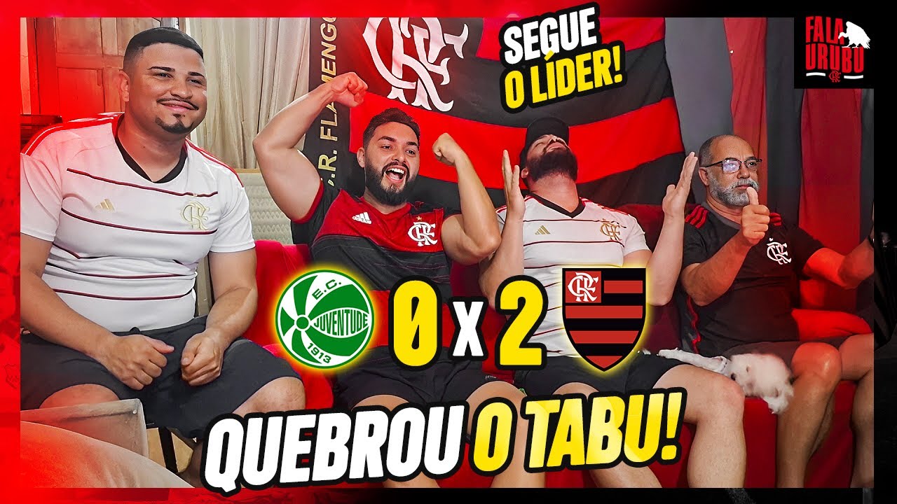 REACT JUVENTUDE 0X2 FLAMENGO! MENGÃO QUEBRA O TABU E SEGUE NA LIDERANÇA DO BRASILEIRÃO!