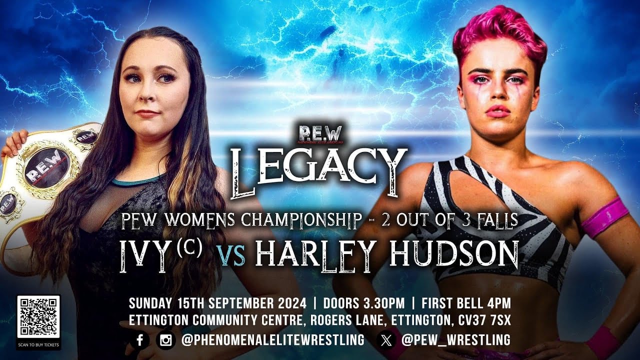 FULL MATCH: PEW Womens Championship Match -Ivy (c) Vs Harley Hudson- 2 out of 3 Falls! P.E.W Legacy