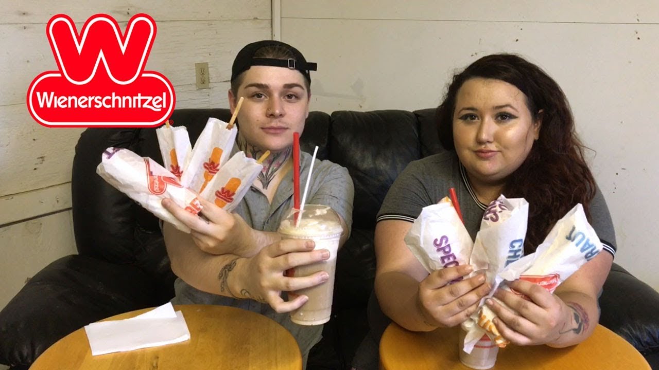 Mukbang - Wienerschnitzel w/ Corn Dogs, Chili Cheese Dogs, & Chili Cheese Fries Burrito