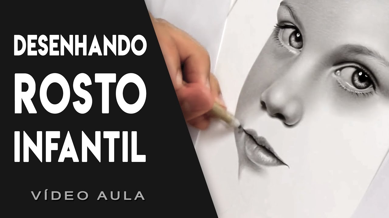 DESENHANDO UM ROSTO DE CRIANÇA