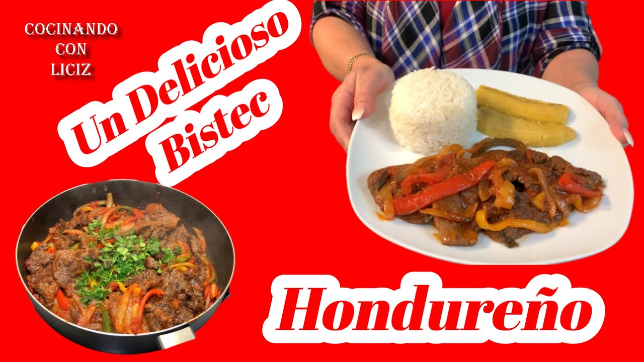 Un Delicioso Bistec Al Estilo Hondureño