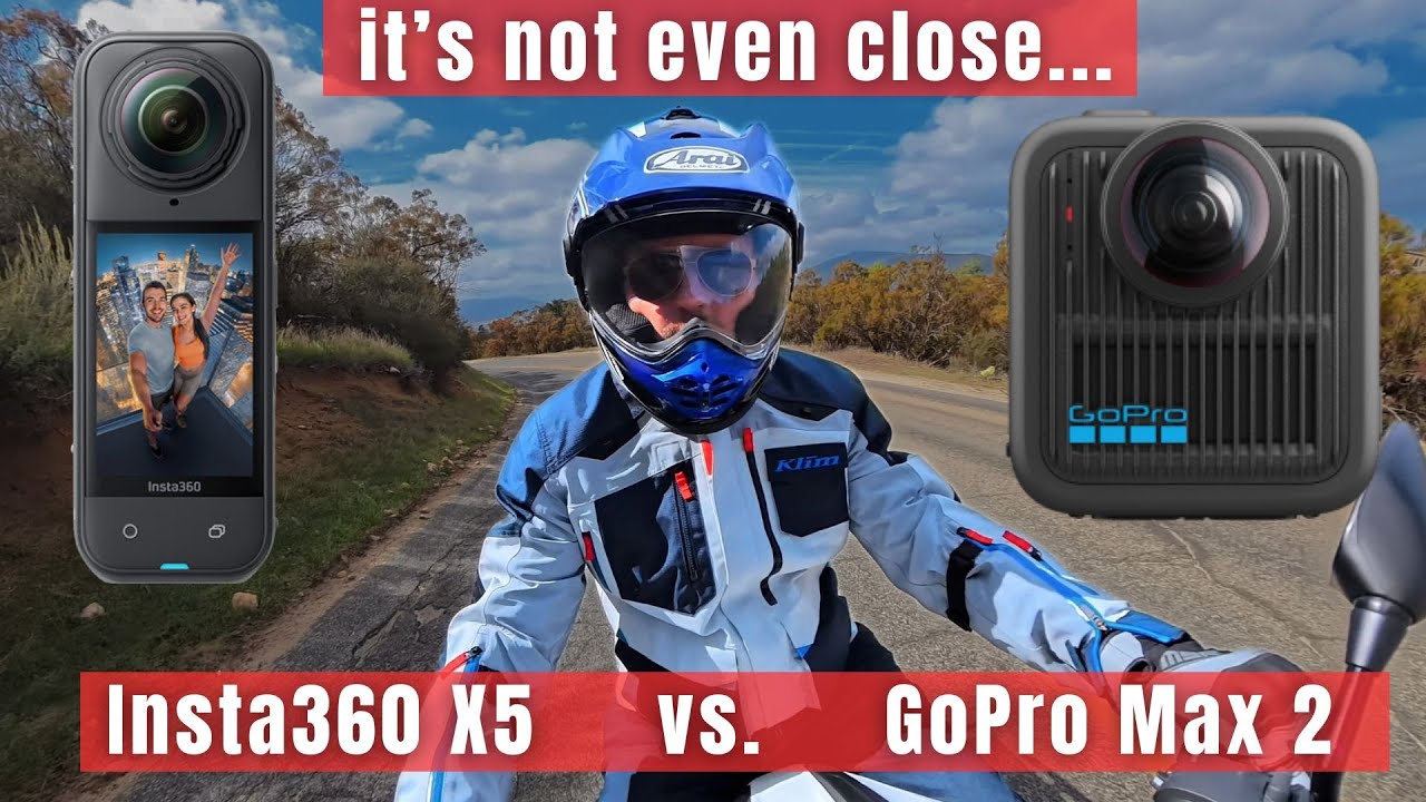 GoPro Max 2 против Insta360 X5 | Лучшая 360-градусная камера 2025 года для мотоблогов?