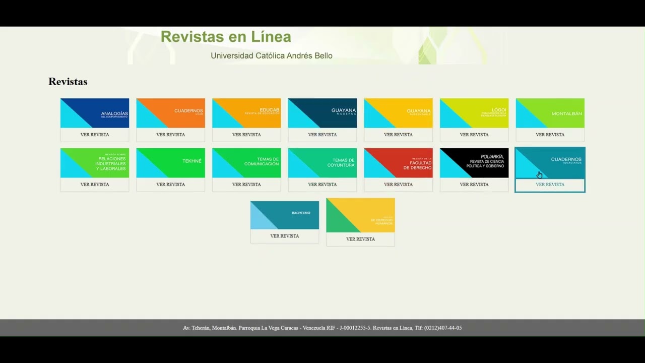 Descubre nuestra colección de Revistas en línea