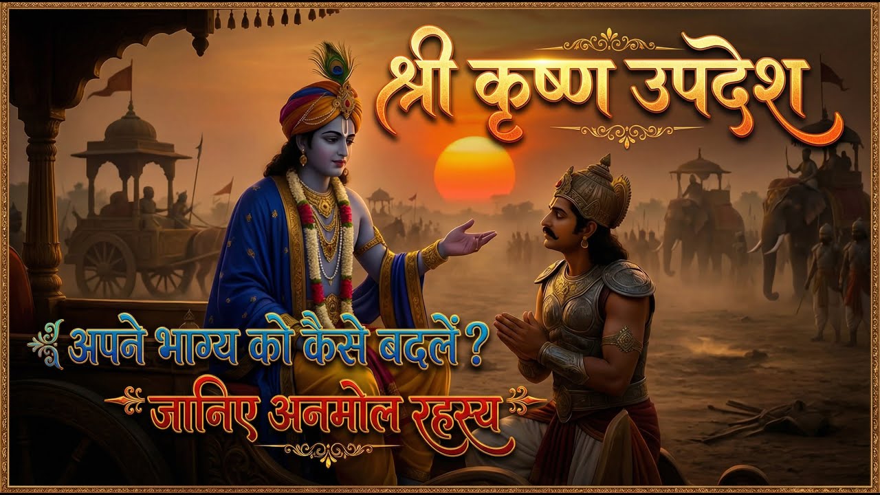 श्री कृष्ण उपदेश | अपने भाग्य को कैसे बदले? | जानिए अनमोल रहस्य | Krishna Vani Hindi