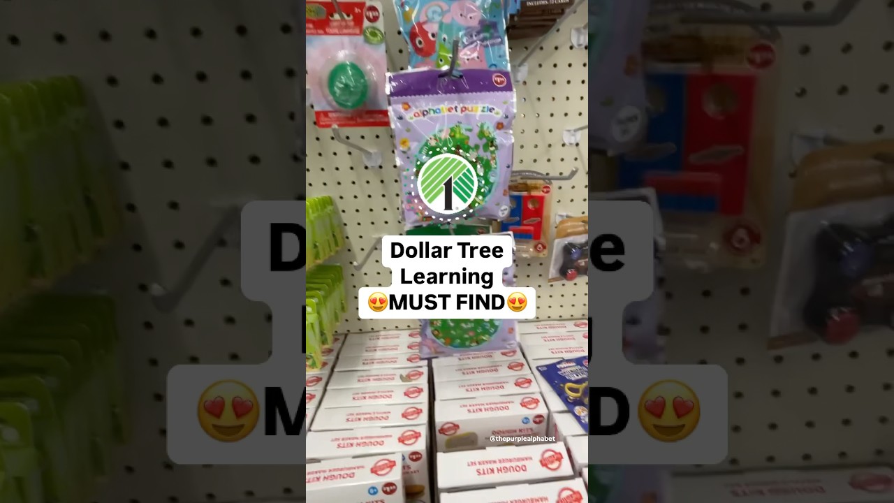 NEW Learning Find at #dollartree #handsonactivitites