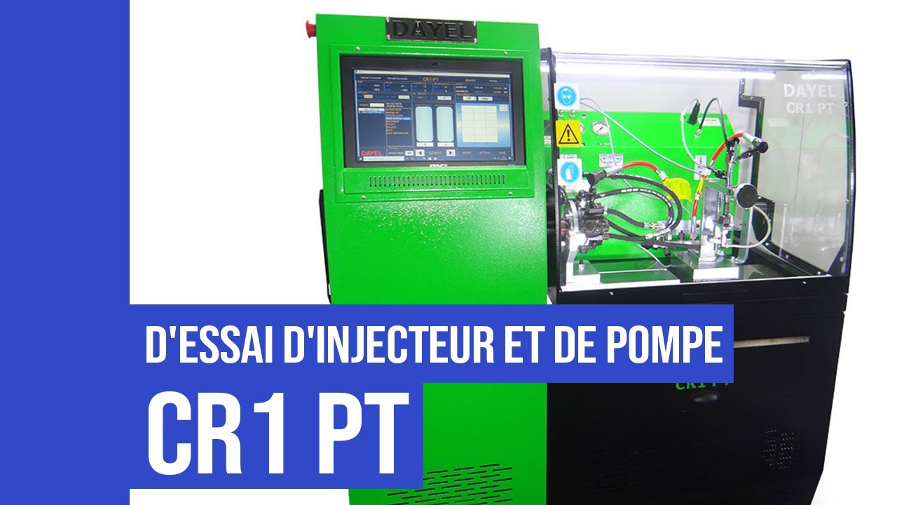 CR1 PT - d'essai d'injecteur et de pompe (Français)
