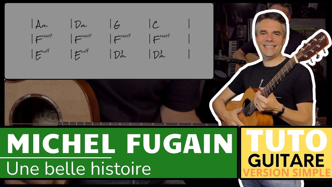 Une Belle Histoire Гитара — Урок для начинающих 🎸