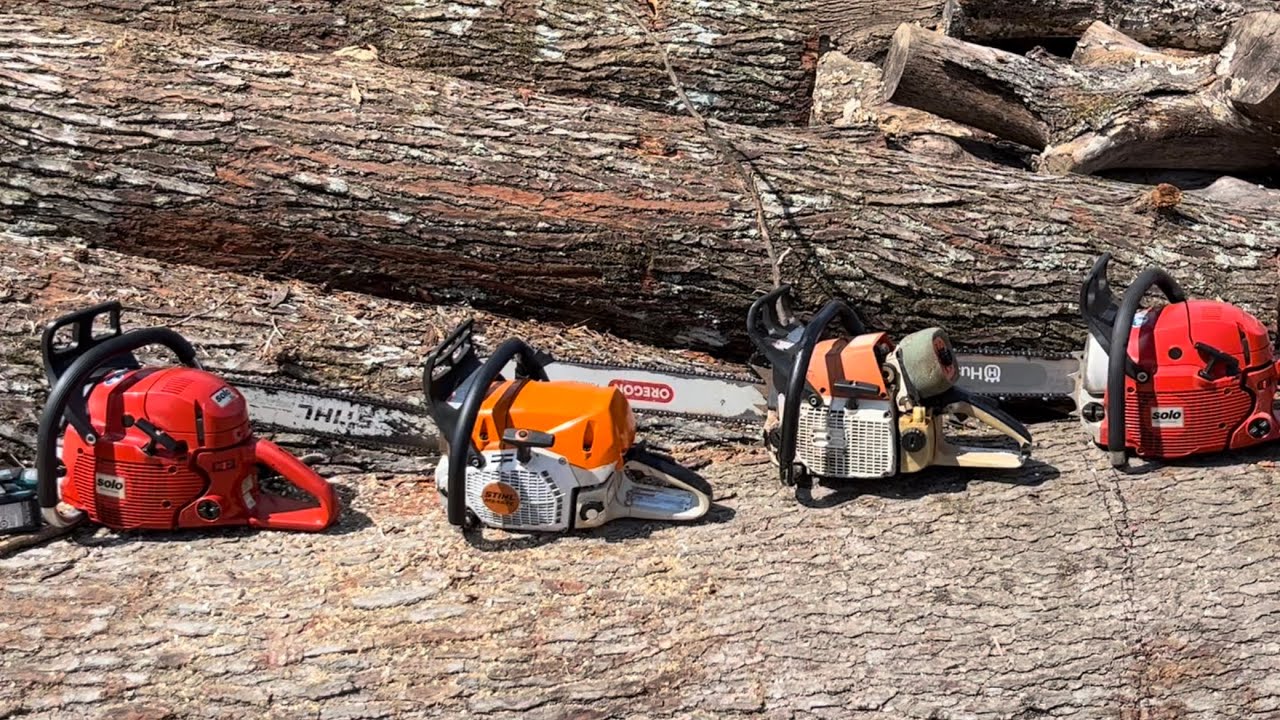 Stihl 046 против MS462 против пары бензопил 65 куб. см и 81 куб. см