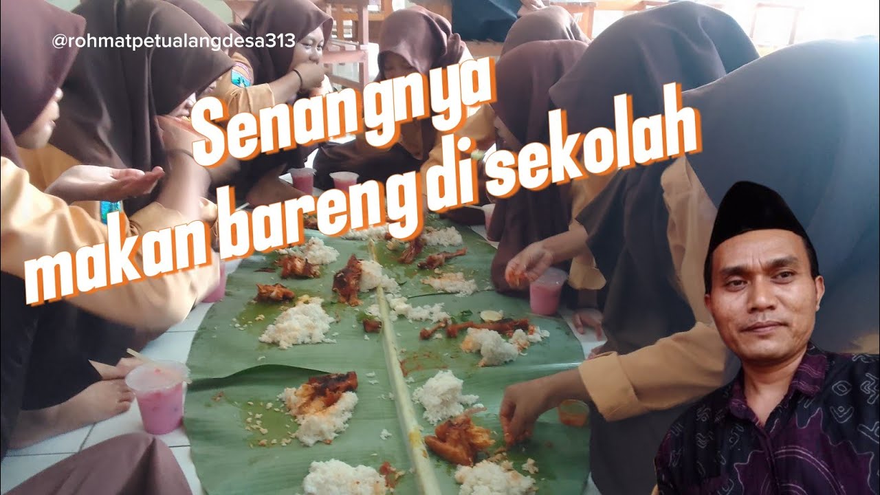 SeNangnya...., santri makan bareng