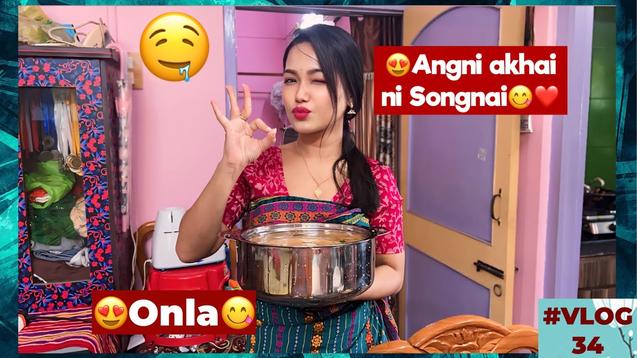 #VLOG 34 🤤Angni akhai ni Songnai ONLA 😱😍❤️Bodo Cuisine Traditional Curry🍛 ❤️Full Recipe❤️😍🤤😋